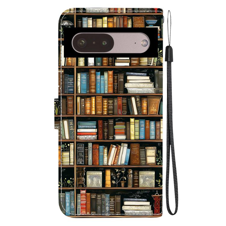 For Google Pixel 7 Pro Crystal Texture Colored Drawing Leather Phone Case