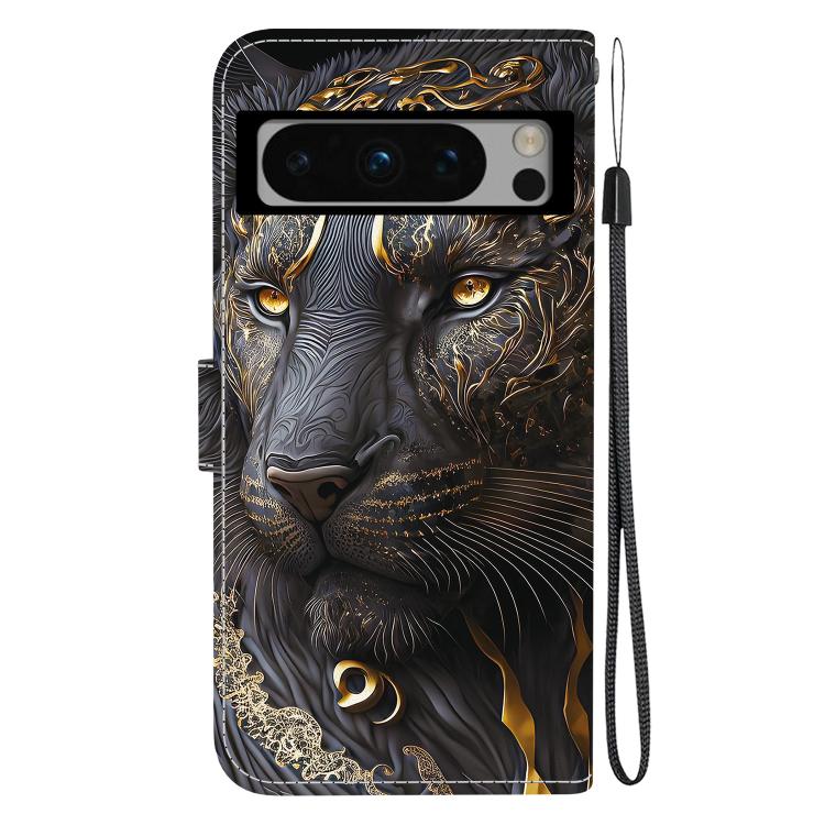 For Google Pixel 8 Pro Crystal Texture Colored Drawing Leather Phone Case