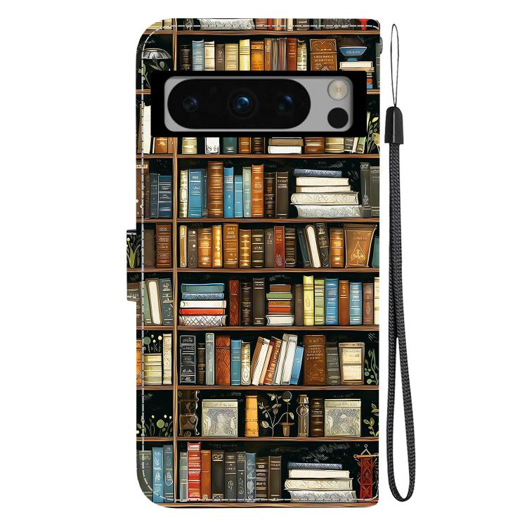 For Google Pixel 8 Pro Crystal Texture Colored Drawing Leather Phone Case