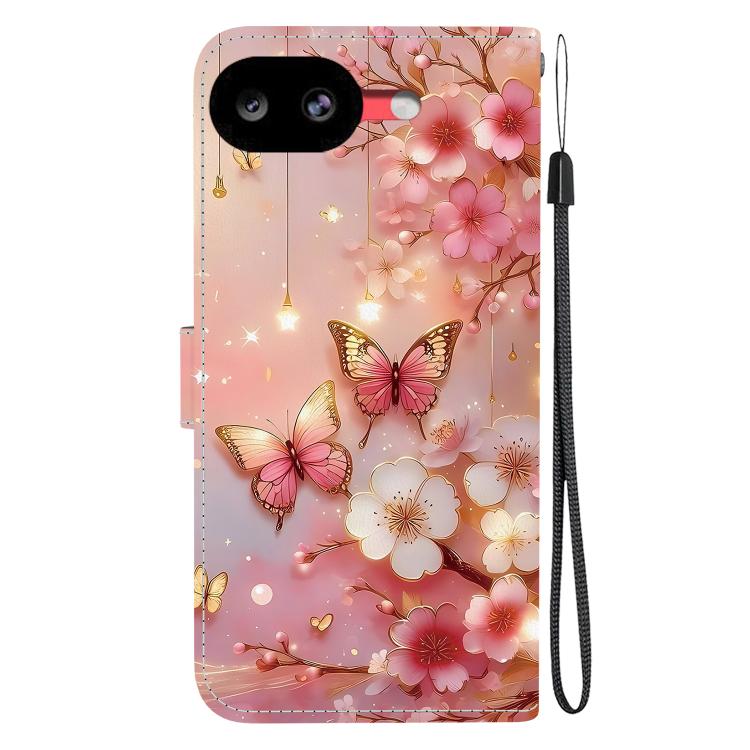 For Google Pixel 10a Crystal Texture Colored Drawing Leather Phone Case
