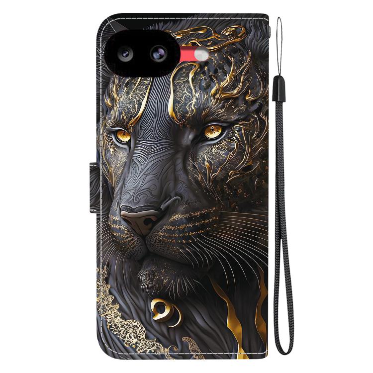 For Google Pixel 10a Crystal Texture Colored Drawing Leather Phone Case