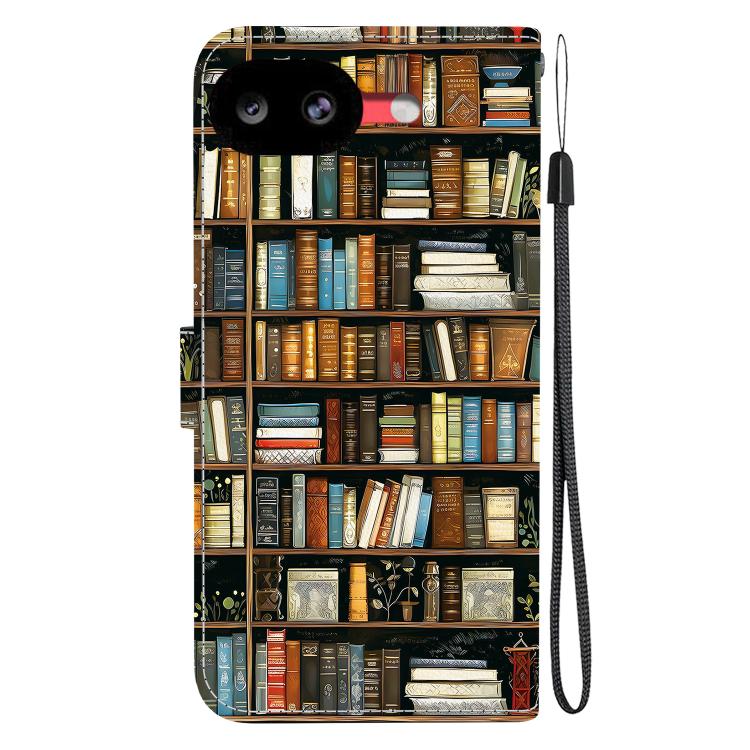 For Google Pixel 10a Crystal Texture Colored Drawing Leather Phone Case