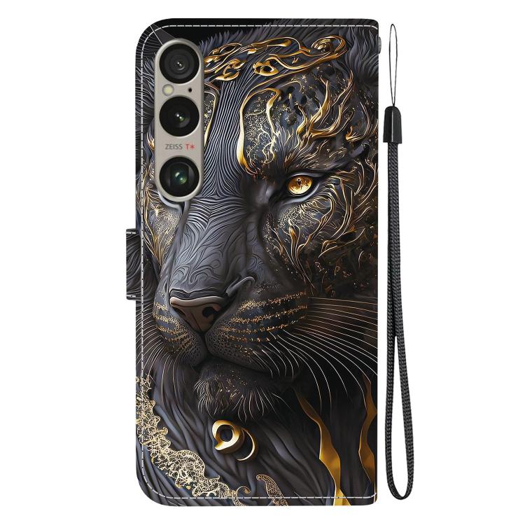 For Sony Xperia 1 VI Crystal Texture Colored Drawing Leather Phone Case