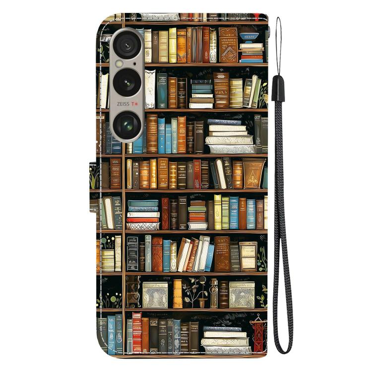 For Sony Xperia 1 VI Crystal Texture Colored Drawing Leather Phone Case