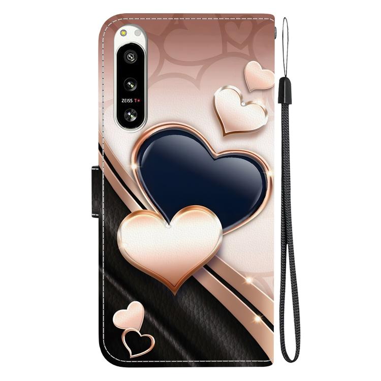 For Sony Xperia 5 VI Crystal Texture Colored Drawing Leather Phone Case