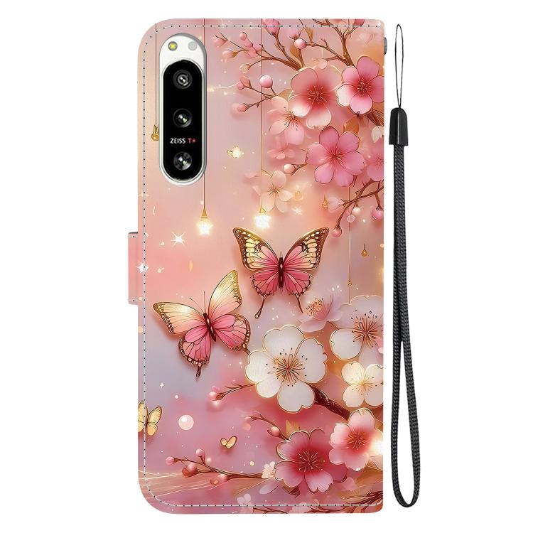 For Sony Xperia 5 VI Crystal Texture Colored Drawing Leather Phone Case