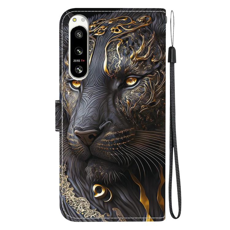 For Sony Xperia 5 VI Crystal Texture Colored Drawing Leather Phone Case
