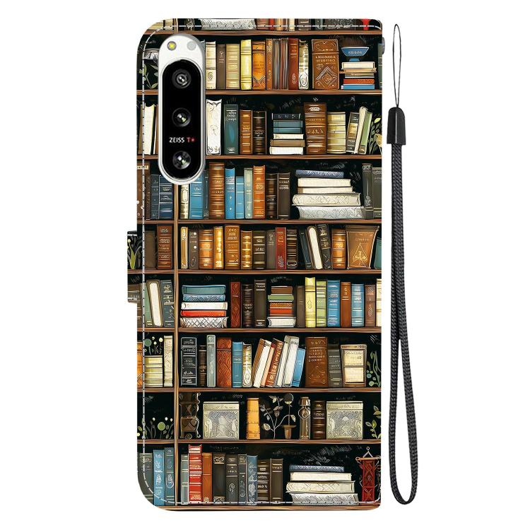 For Sony Xperia 5 VI Crystal Texture Colored Drawing Leather Phone Case