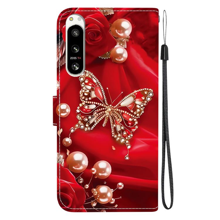 For Sony Xperia 5 VI Crystal Texture Colored Drawing Leather Phone Case