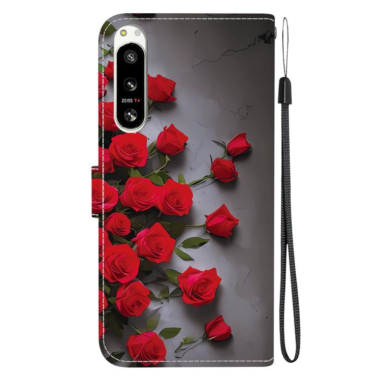 For Sony Xperia 5 VI Crystal Texture Colored Drawing Leather Phone Case