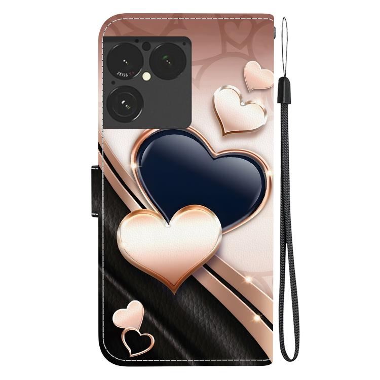 For Sony Xperia 1 VIII Crystal Texture Colored Drawing Leather Phone Case