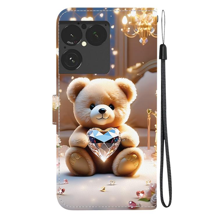 For Sony Xperia 1 VIII Crystal Texture Colored Drawing Leather Phone Case