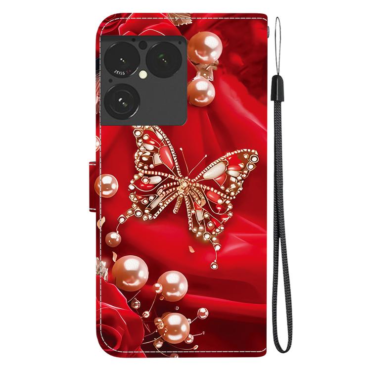 For Sony Xperia 1 VIII Crystal Texture Colored Drawing Leather Phone Case