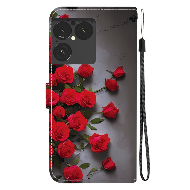 For Sony Xperia 1 VIII Crystal Texture Colored Drawing Leather Phone Case