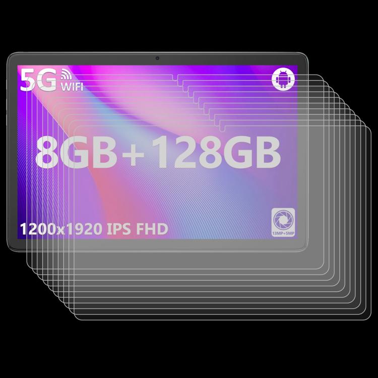For Jumper EZpad M10SE-8128 10.1 25pcs 9H 0.3mm Explosion-proof Tempered Glass Film