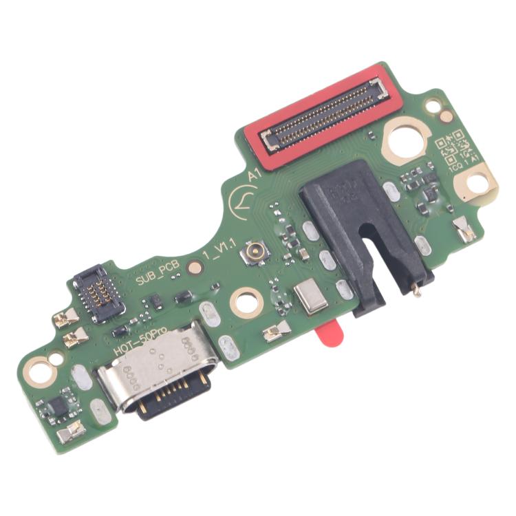 For Infinix Hot 50 5G X6720 OEM Charging Port Board with iC