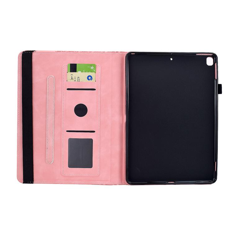 For Samsung Galaxy Tab A 10.1 2019 / T510 Rotatable Building Blocks Embossed Leather Tablet Case