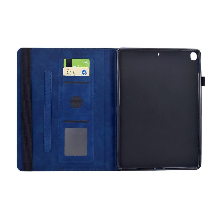 For Samsung Galaxy Tab A 10.1 2019 / T510 Rotatable Building Blocks Embossed Leather Tablet Case