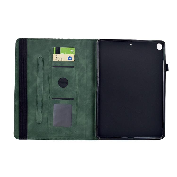 For Samsung Galaxy Tab A 10.1 2019 / T510 Rotatable Building Blocks Embossed Leather Tablet Case