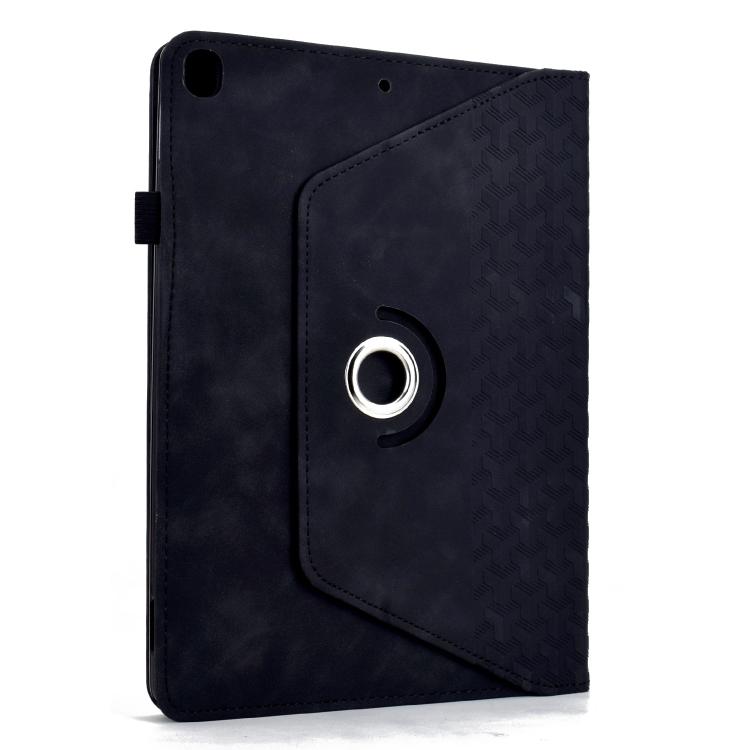 For Samsung Galaxy Tab A 10.1 2019 / T510 Rotatable Building Blocks Embossed Leather Tablet Case