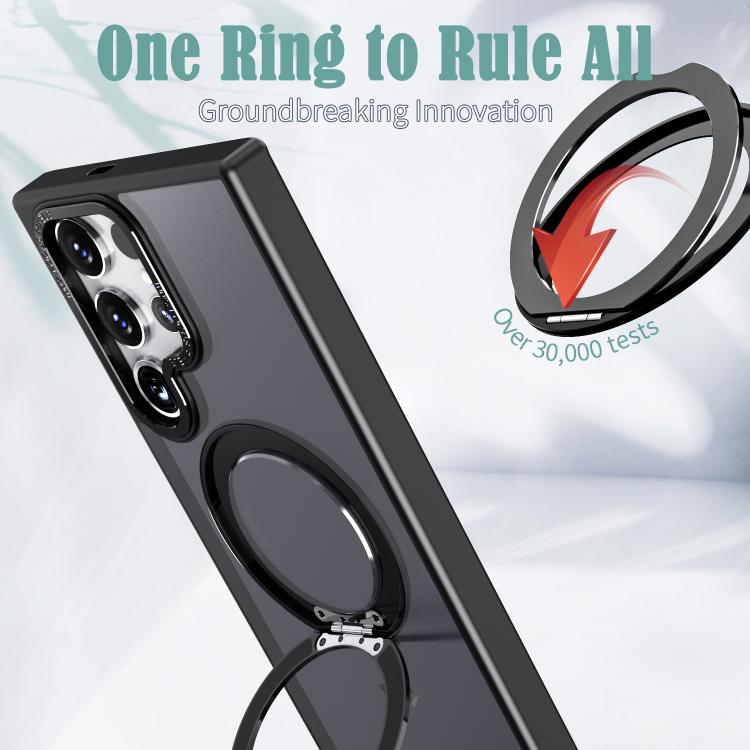 For Samsung Galaxy S23 Ultra 5G kalebol MagSafe Metal Ring Holder Phone Case