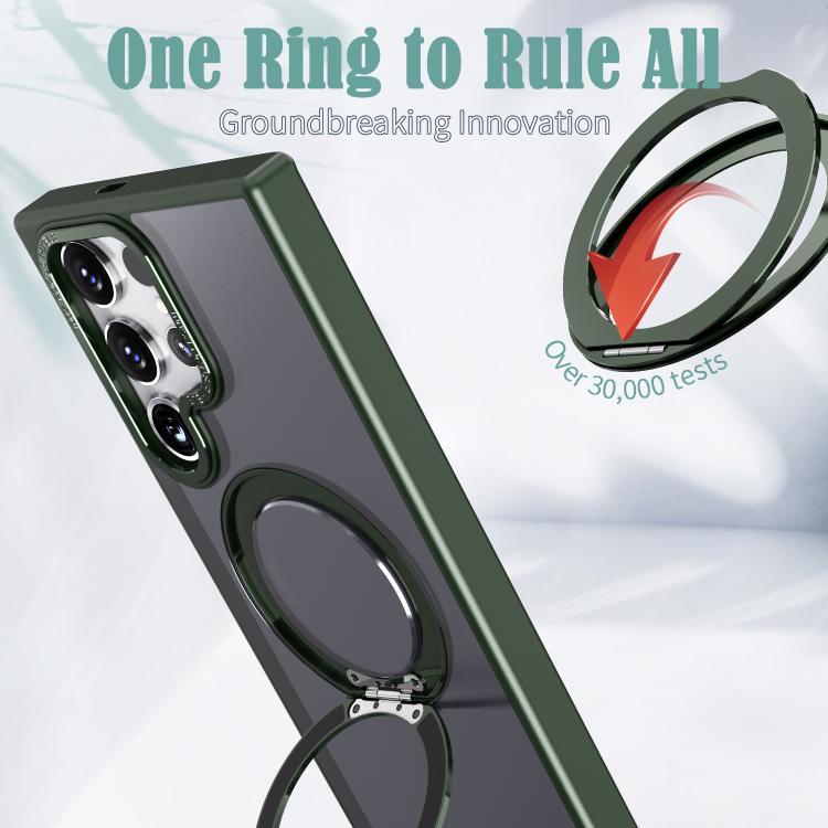 For Samsung Galaxy S23 Ultra 5G kalebol MagSafe Metal Ring Holder Phone Case