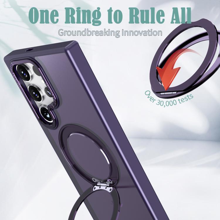 For Samsung Galaxy S23 Ultra 5G kalebol MagSafe Metal Ring Holder Phone Case