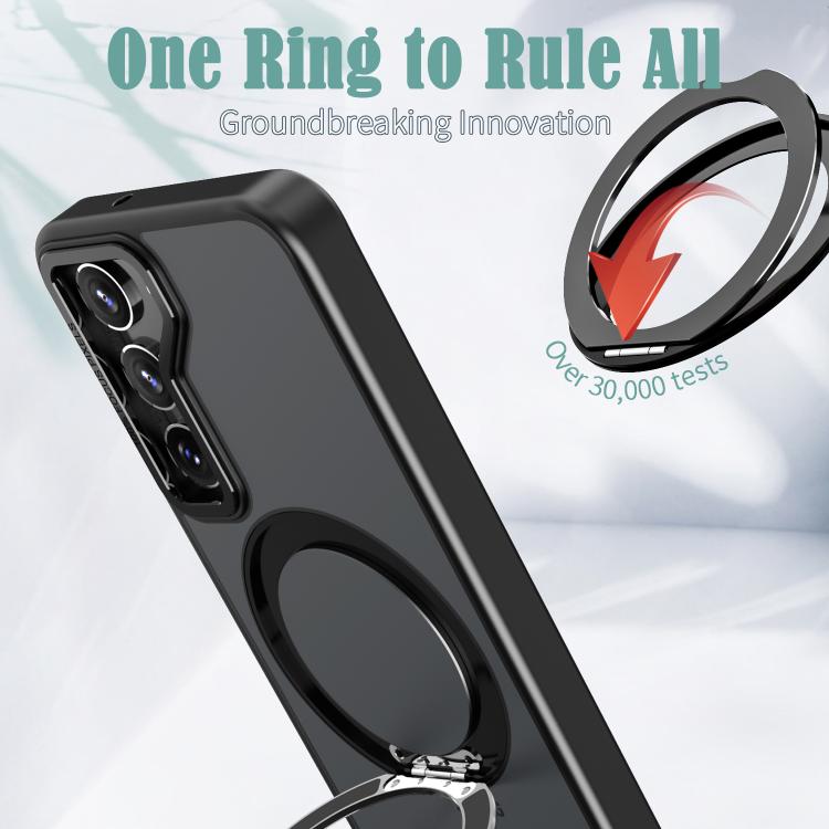 For Samsung Galaxy S23 5G kalebol MagSafe Metal Ring Holder Phone Case