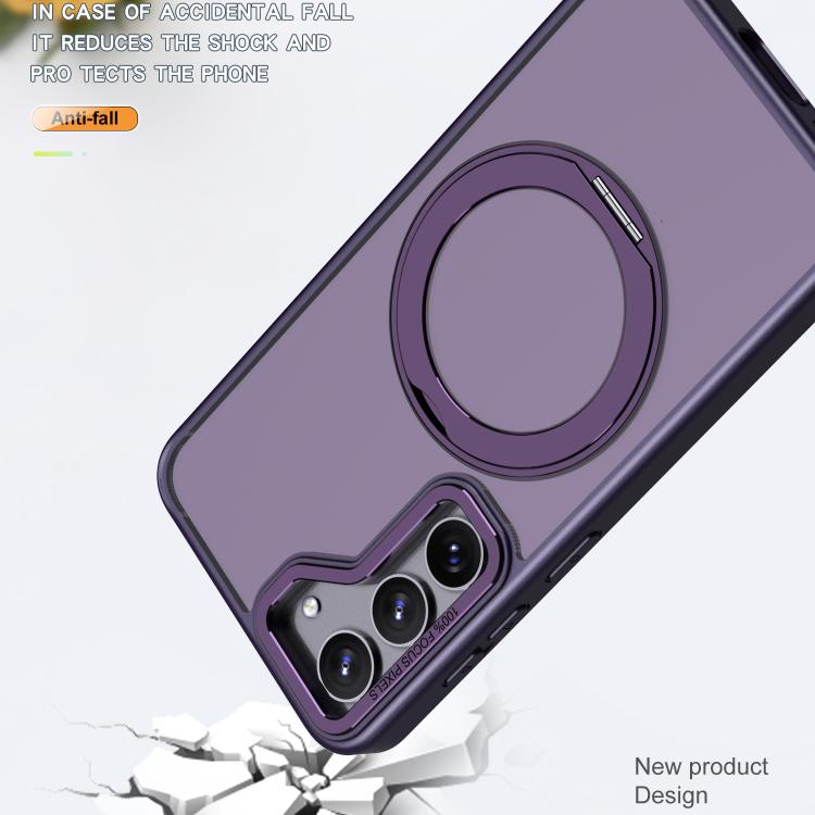 For Samsung Galaxy S23 5G kalebol MagSafe Metal Ring Holder Phone Case