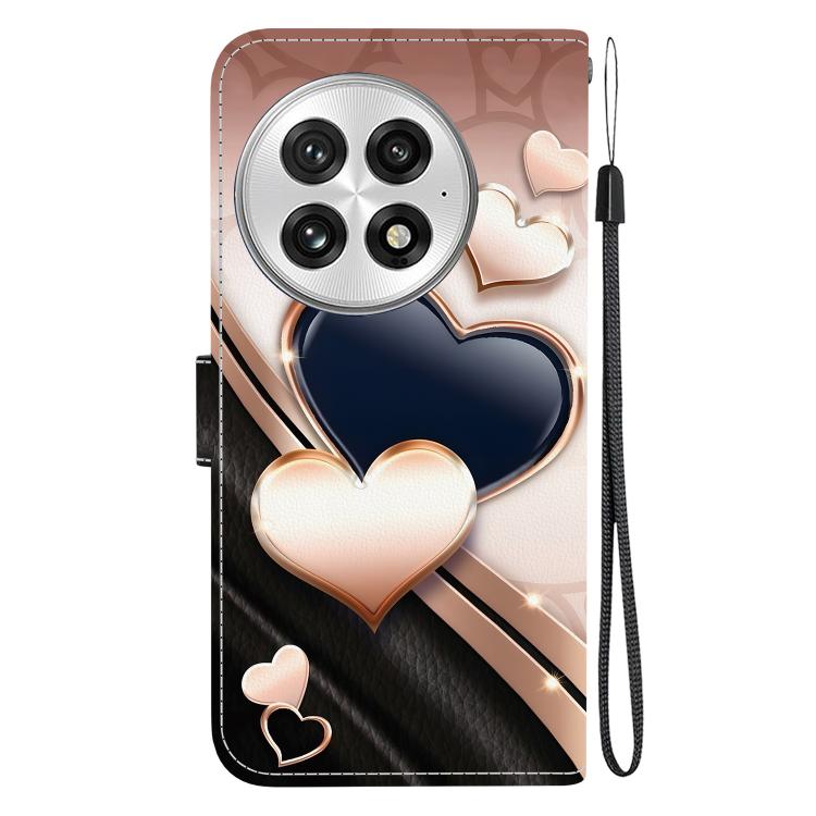 For OnePlus 13 Crystal Texture Colored Drawing Leather Phone Case