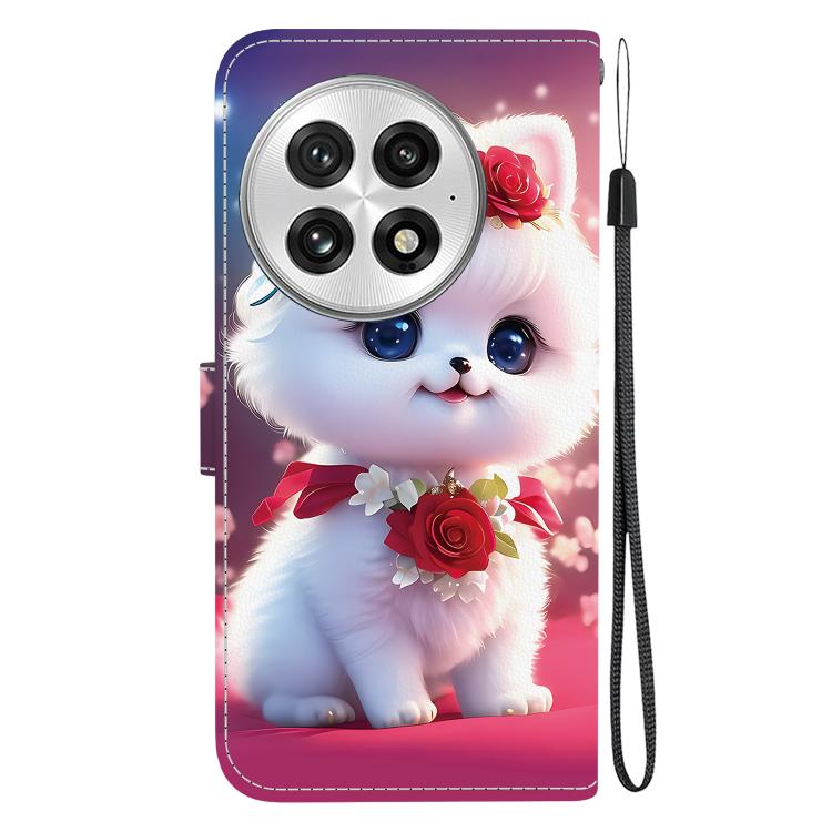 For OnePlus 13 Crystal Texture Colored Drawing Leather Phone Case