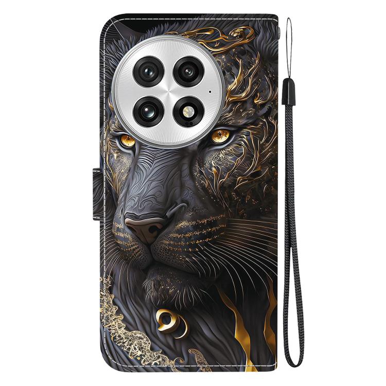 For OnePlus 13 Crystal Texture Colored Drawing Leather Phone Case