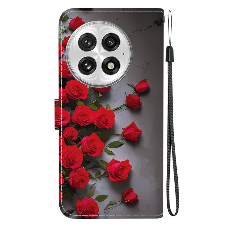 For OnePlus 13 Crystal Texture Colored Drawing Leather Phone Case