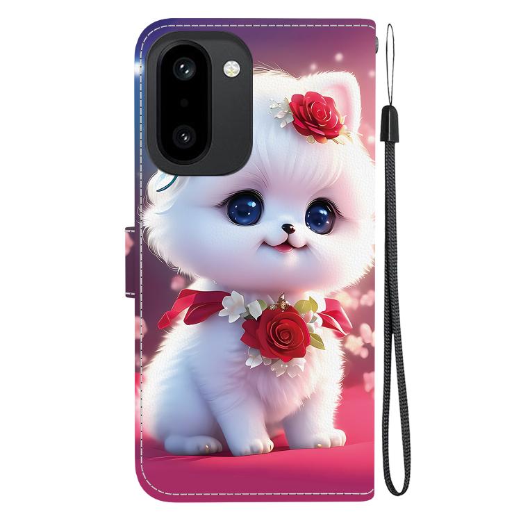 For OnePlus 15R / Ace 6 / Ace 6T Crystal Texture Colored Drawing Leather Phone Case