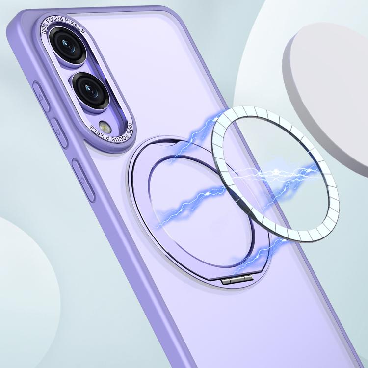 For Samsung Galaxy S25 Edge 5G kalebol MagSafe Metal Ring Holder Phone Case