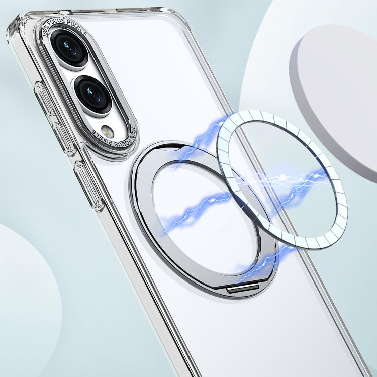 For Samsung Galaxy S25 Edge 5G kalebol MagSafe Metal Ring Holder Phone Case