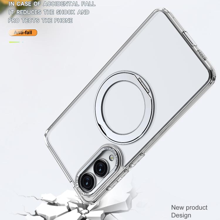 For Samsung Galaxy S25 Edge 5G kalebol MagSafe Metal Ring Holder Phone Case