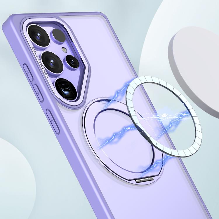 For Samsung Galaxy S25 Ultra 5G kalebol MagSafe Metal Ring Holder Phone Case