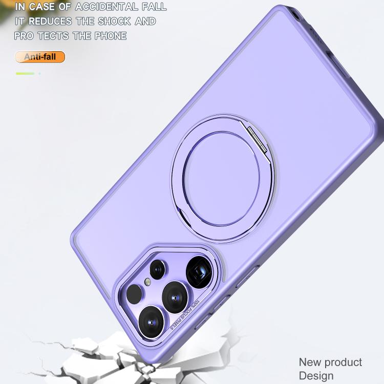 For Samsung Galaxy S25 Ultra 5G kalebol MagSafe Metal Ring Holder Phone Case