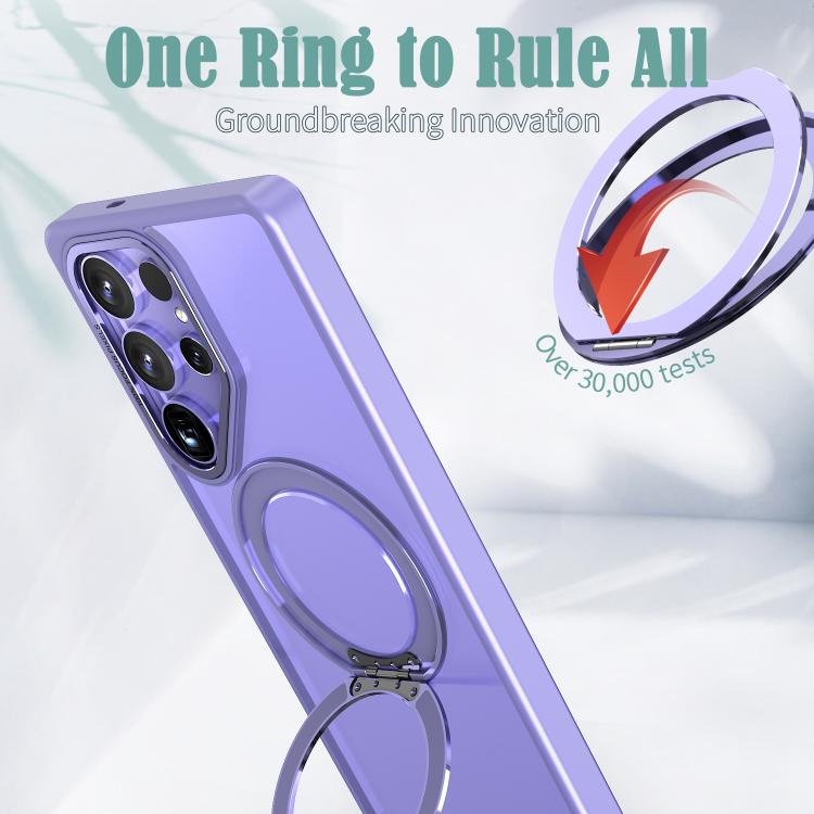 For Samsung Galaxy S25 Ultra 5G kalebol MagSafe Metal Ring Holder Phone Case