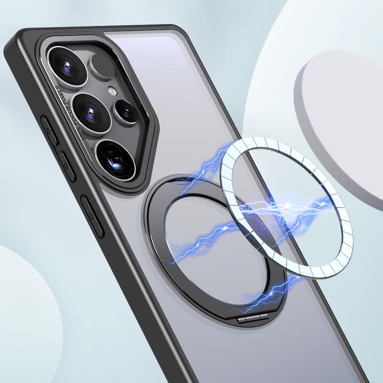 For Samsung Galaxy S25 Ultra 5G kalebol MagSafe Metal Ring Holder Phone Case