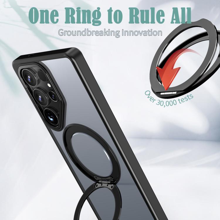 For Samsung Galaxy S25 Ultra 5G kalebol MagSafe Metal Ring Holder Phone Case