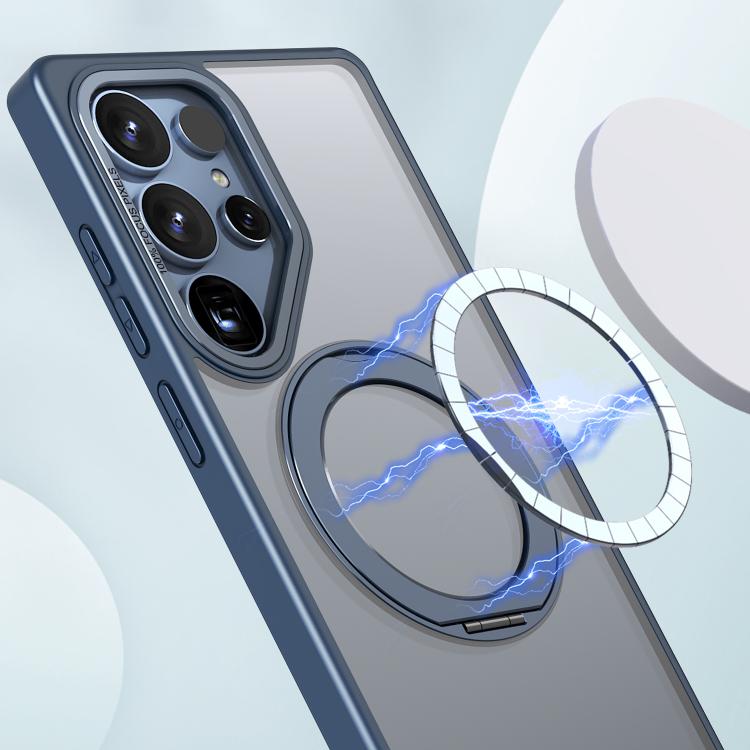 For Samsung Galaxy S25 Ultra 5G kalebol MagSafe Metal Ring Holder Phone Case