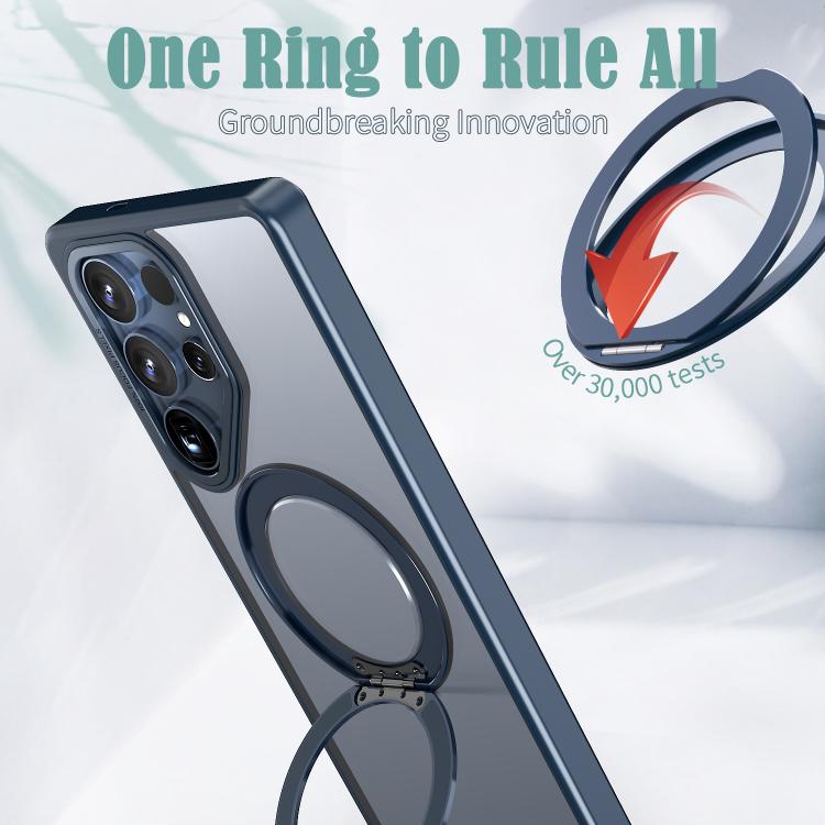 For Samsung Galaxy S25 Ultra 5G kalebol MagSafe Metal Ring Holder Phone Case