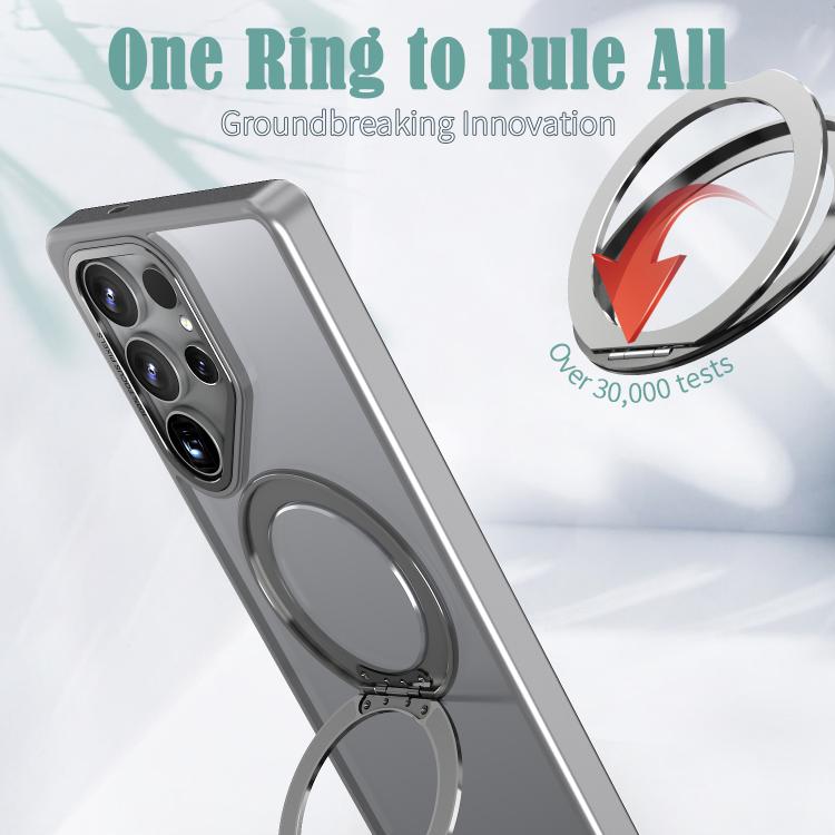 For Samsung Galaxy S25 Ultra 5G kalebol MagSafe Metal Ring Holder Phone Case