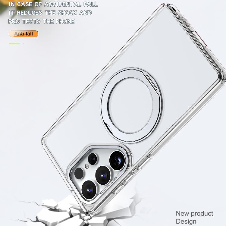 For Samsung Galaxy S25 Ultra 5G kalebol MagSafe Metal Ring Holder Phone Case