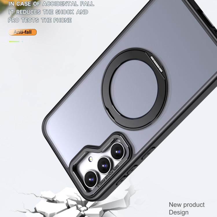 For Samsung Galaxy S23 FE 5G kalebol MagSafe Metal Ring Holder Phone Case