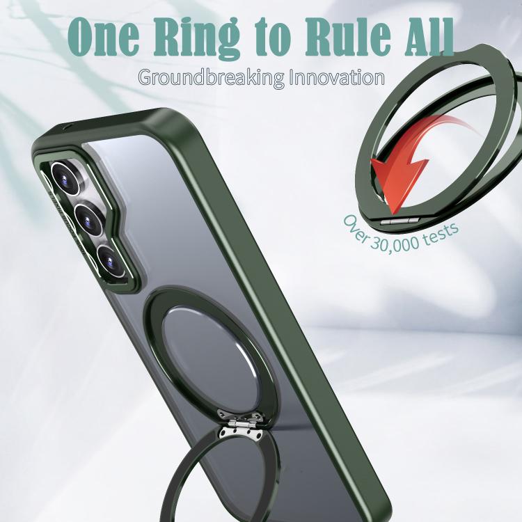 For Samsung Galaxy S23 FE 5G kalebol MagSafe Metal Ring Holder Phone Case