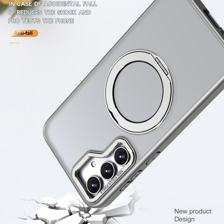 For Samsung Galaxy S23 FE 5G kalebol MagSafe Metal Ring Holder Phone Case