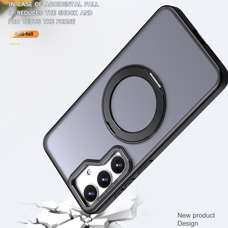 For Samsung Galaxy S24 5G kalebol MagSafe Metal Ring Holder Phone Case
